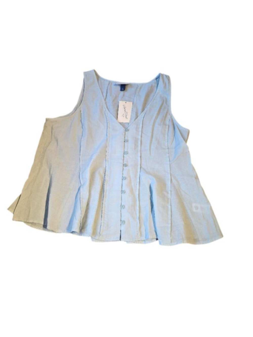 NWT Universal Thread Light Blue Swing Tank Top M Versatile Staple Piece